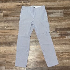 Counterparts Blue and White Striped Trousers